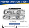 1999-2002 Chevy Silverado headlights