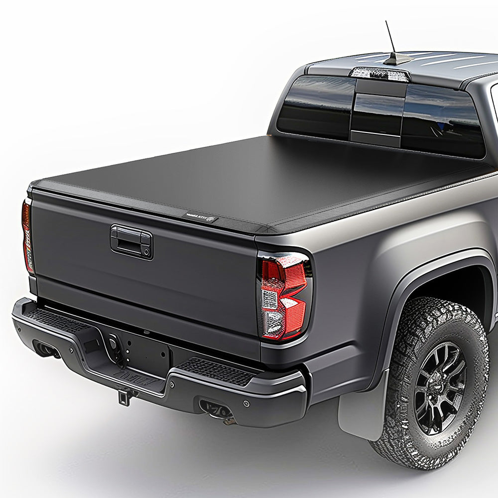 YITAMOTOR® 2009-2024 Ram 1500 Classic/New body, Fleetside 5.7ft Bed Soft Tri-Fold Truck Bed Tonneau Cover Sin Rambox