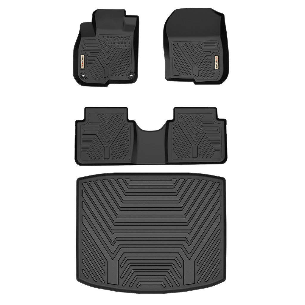 YITAMOTOR® All-Weather Cargo Liner Floor Mats for 2017-2022 Honda CR-V, Full Protection