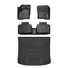 YITAMOTOR® TPE All-Weather 4PCS Floor Mats & Cargo Liners for 2015-2024 Ford Edge, Front & Rear Protection