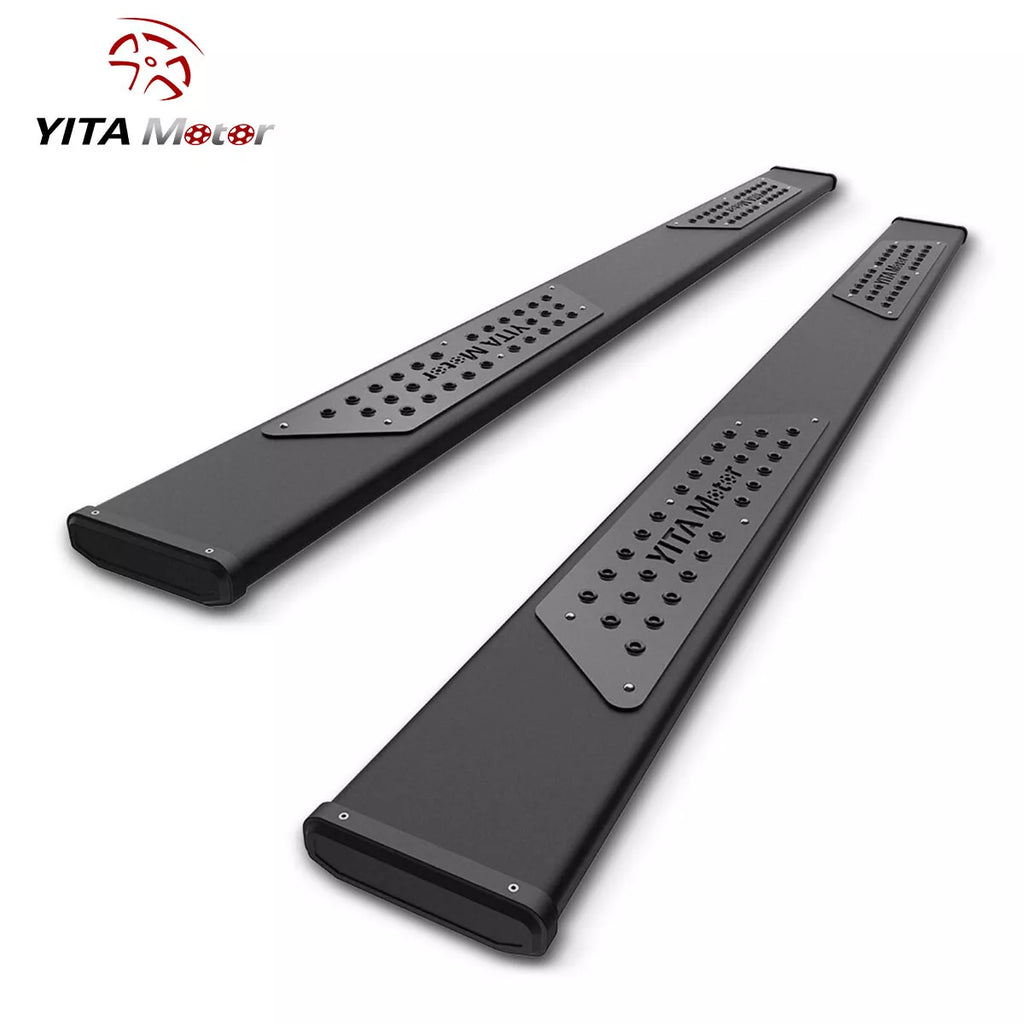 YITAMOTOR® 6" Running Boards For 19-24 Chevy Silverado/GMC Sierra1500, 20-24 2500HD 3500HD Crew Cab