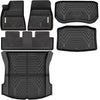 YITAMOTOR® Full Set Floor Mats & Cargo Liner for 2017-2024 Tesla Model 3, All-Weather Carpet Protection