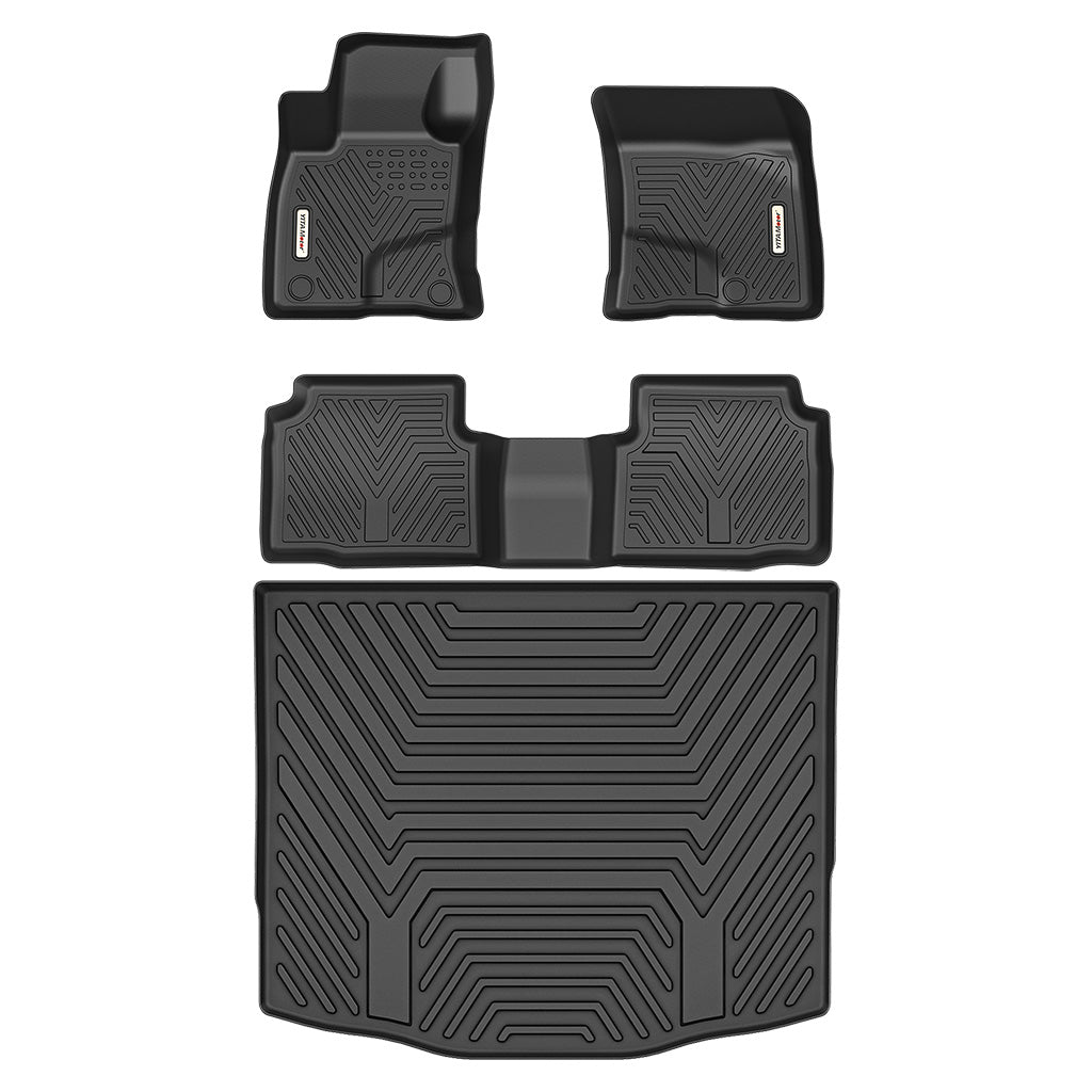 YITAMOTOR® Custom Fit All-Weather Cargo Liner Floor Mats for 2020-2024 Ford Escape (Excludes Hybrid), Full Protection