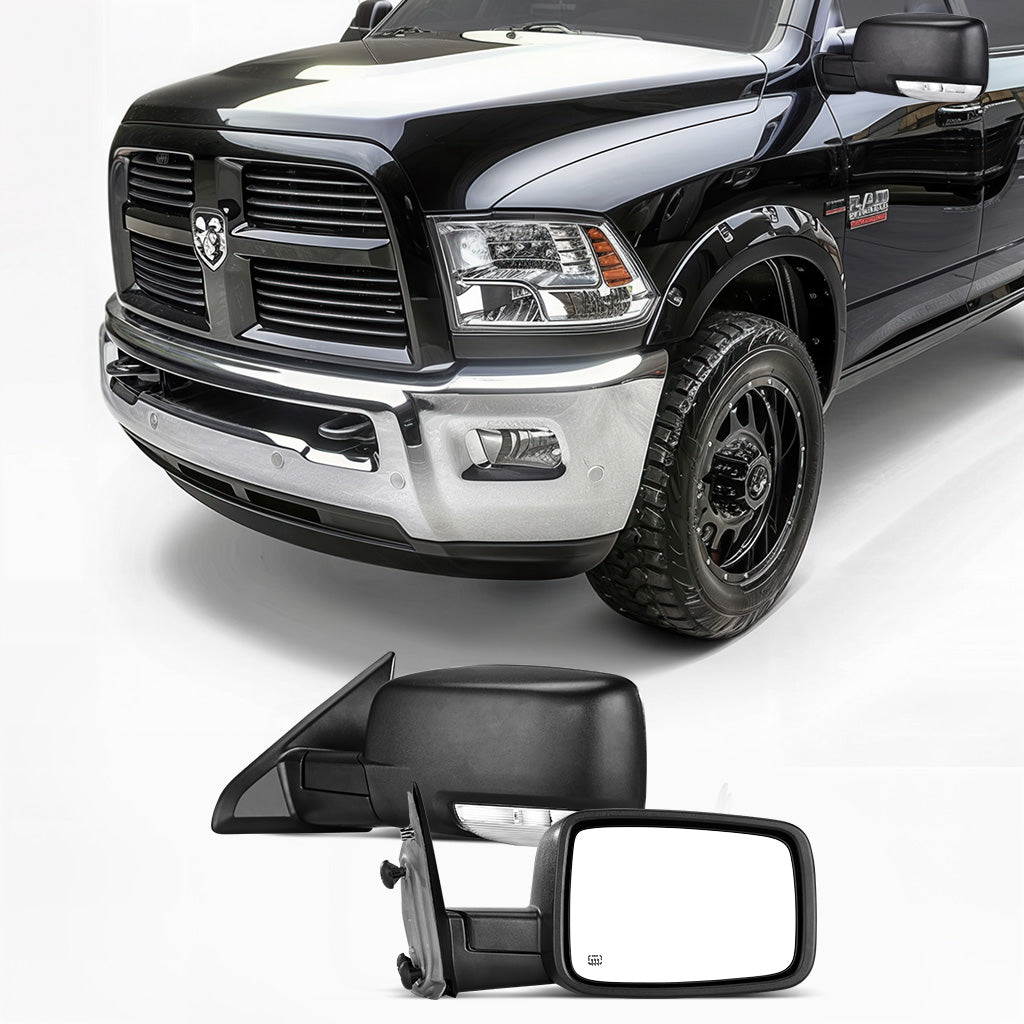 YITAMOTOR® 2009-2016 Dodge Ram 1500, 2010-2016 Ram 2500-5500, espejo eléctrico del lado derecho del pasajero