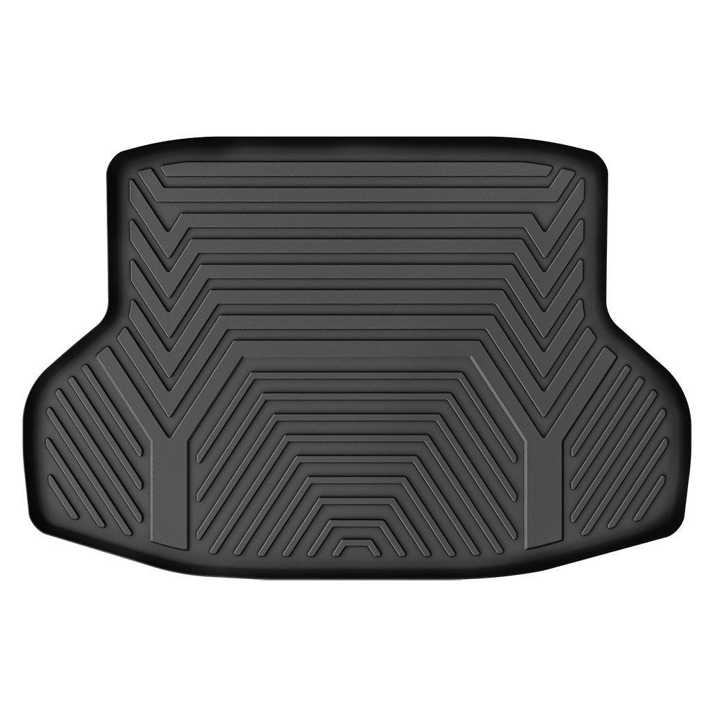 YITAMOTOR® Cargo Trunk Liner for 2016-2021 Honda Civic Sedan, Custom-Fit Black TPE All-Weather Cargo Mats