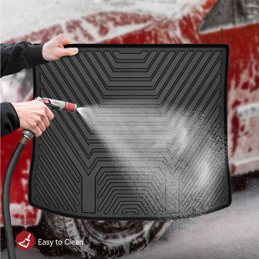 YITAMOTOR® Cargo Mat for 2015-2024 Ford Edge All Weather Black Rubber Trunk Floor Liner