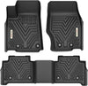 YITAMOTOR® Alfombrillas para Jeep Grand Cherokee 2022-2024 (no L) Ajuste personalizado Jeep Grand Cherokee TPE para todo tipo de clima, juego completo de alfombrillas para automóvil de 1.a y 2.a fila, accesorios, color negro