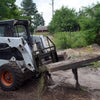 YITAMOTOR® Marco de horquilla para paletas de 4000 libras, marco de horquilla para paletas de dirección compacta de 46" para tractores cargadores compactos Kubota Bobcat, negro