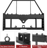 4000lbs Pallet Fork Frame Attachment, 45" Skid Steer Pallet Fork Frame with 2" Hitch Receiver & Spear Sleeves for Loaders Tractors Quick Tach Mount