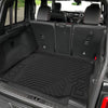 YITAMOTOR® 18-24 Jeep Wrangler JL Unlimited 4-Door Floor Mats, 1st & 2nd Row All Weather Protection Floor Liner