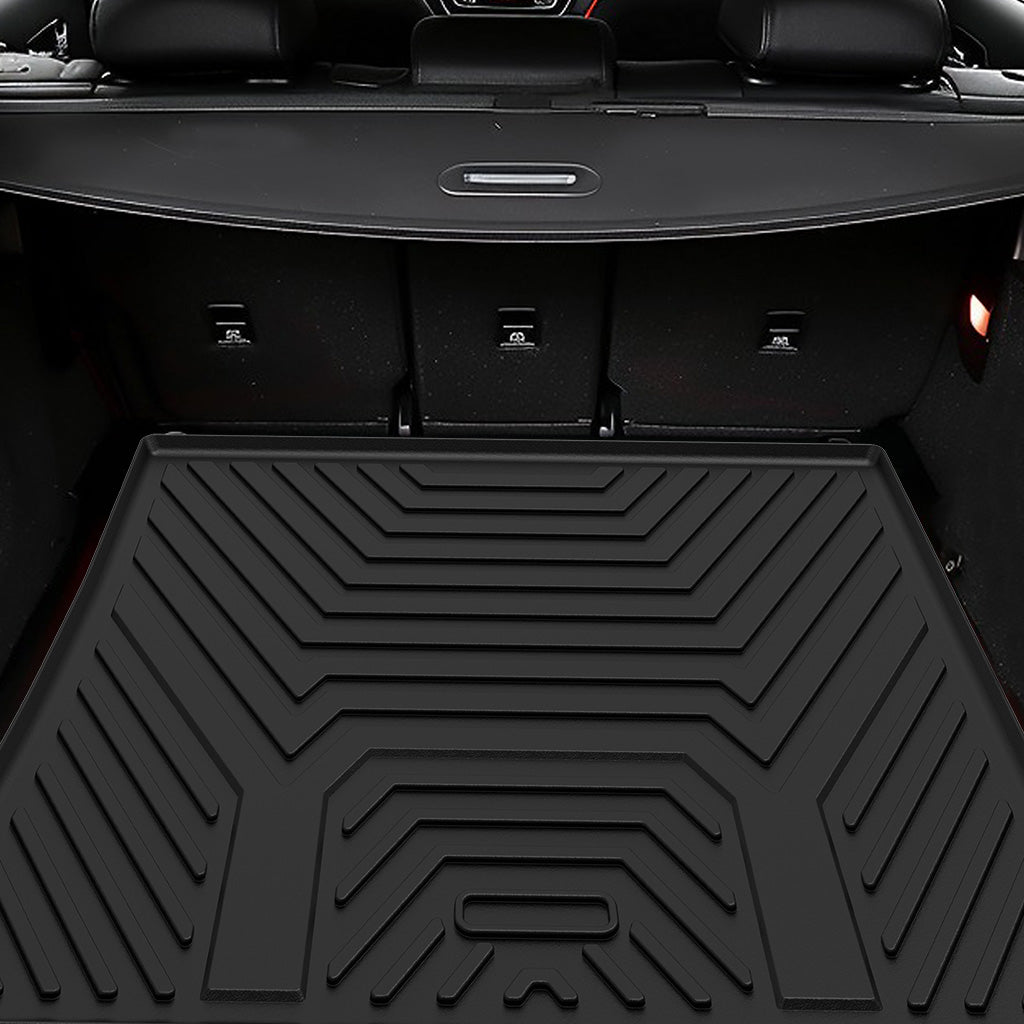 YITAMOTOR® Cargo Liner for 2010-2017 Chevy Equinox/GMC Terrain, Black TPE All-Weather Protection Cargo Trunk Mats