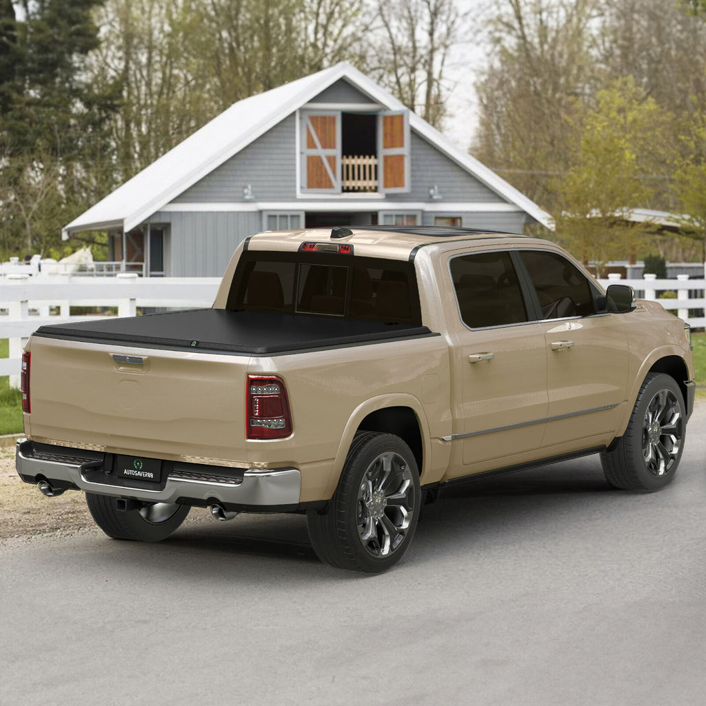 YITAMOTOR® 5.2 ft Bed Tonneau Cover Soft Roll Up for 2015-2024 Chevrolet Colorado GMC Canyon