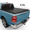 YITAMOTOR® 5.7FT 4-Fold Soft Truck Bed Tonneau Cover For 2009-23 Dodge Ram 1500 Waterproof