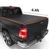 YITAMOTOR® 6.4FT Bed Tonneau Cover For 2003-2023 Dodge Ram 1500 2500 3500 Soft 3-Fold w/ Lamp