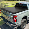 YITAMOTOR® 2016-2023 Toyota Tacoma (Excl. Trail Edition) Cubierta tipo Tonneau para caja de camioneta suave, plegable, con caja de 6 pies