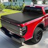 YITAMOTOR® 2019-2024 Chevy Silverado/GMC Sierra 1500 Nuevo estilo de carrocería Cubierta Tonneau para caja de camioneta triple plegable suave de 5.8 pies