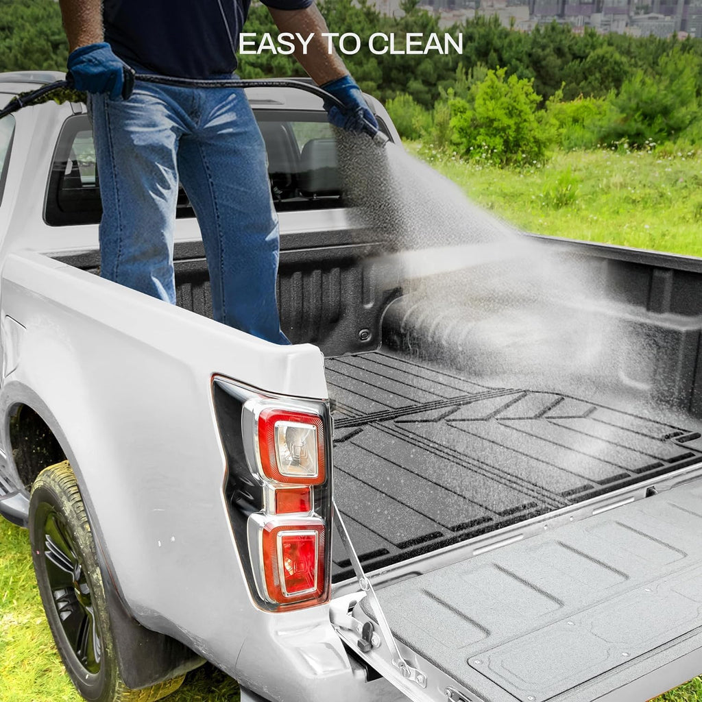 Bed Mat Compatible with 2019-2025 Dodge Ram 1500 5.7 Ft, Pickup Truck Bed Liner for Ram 1500 Accessories, All Weather Protection Accessories Truck Bed Mats Bed Liners