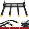 Clamp on Debris Forks to 42" Bucket, Heavy Duty Pallet Fork 2500 lbs Capacity Fit for Loader Bucket Skidsteer Tractor