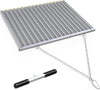 36" x 36" Durable Drag Mat Zinc and Steel Mesh Field Surface Leveling Drag Mat for Manual or Vehicle Pulling