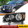 YITAMOTOR® Driver Side Headlights For Dodge Grand Caravan 2011-2018 w/ Bulb