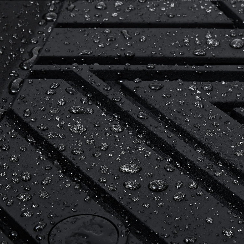 YITAMOTOR® Waterproof TPE Rubber Floor Mats for 2020-2024 Tesla Model Y, All-Weather Protection Liners Set