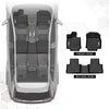 YITAMOTOR® Floor Mats Compatible with 2014-2020 Chevrolet Impala, Custom Fit Black TPE Floor Liners 1st & 2nd Row All-Weather Protection