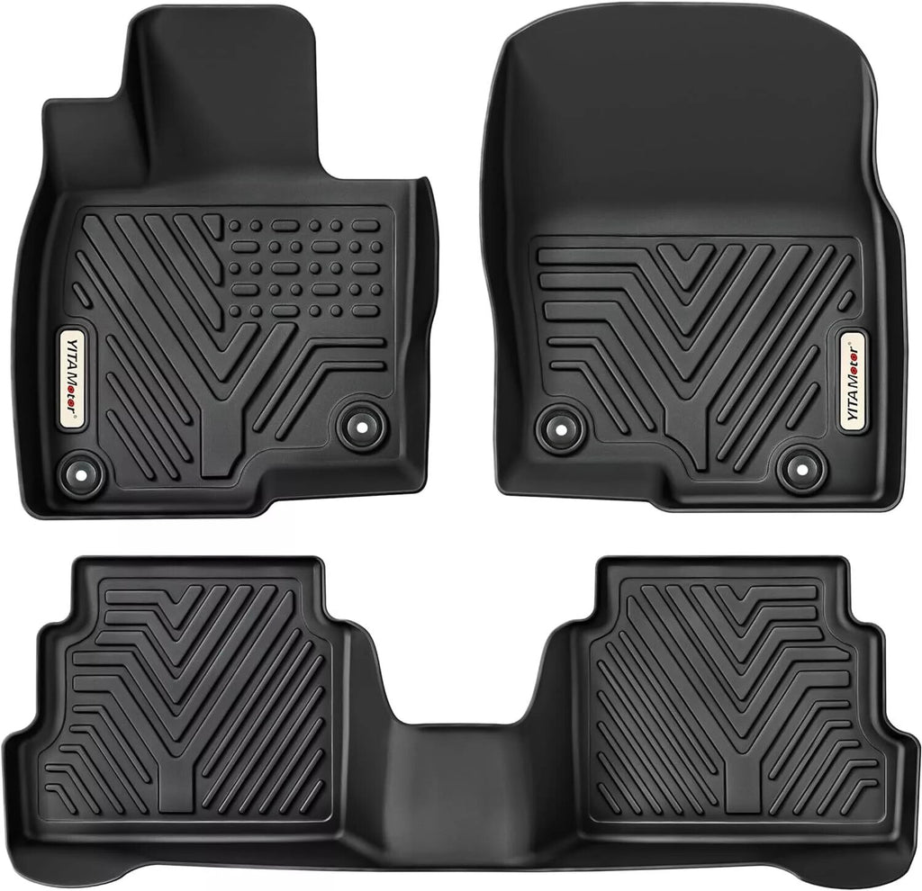 YITAMOTOR® 3D Molded All-Weather Front & Rear Floor Mats for 2017-2024 Mazda CX-5, Custom Car Liners