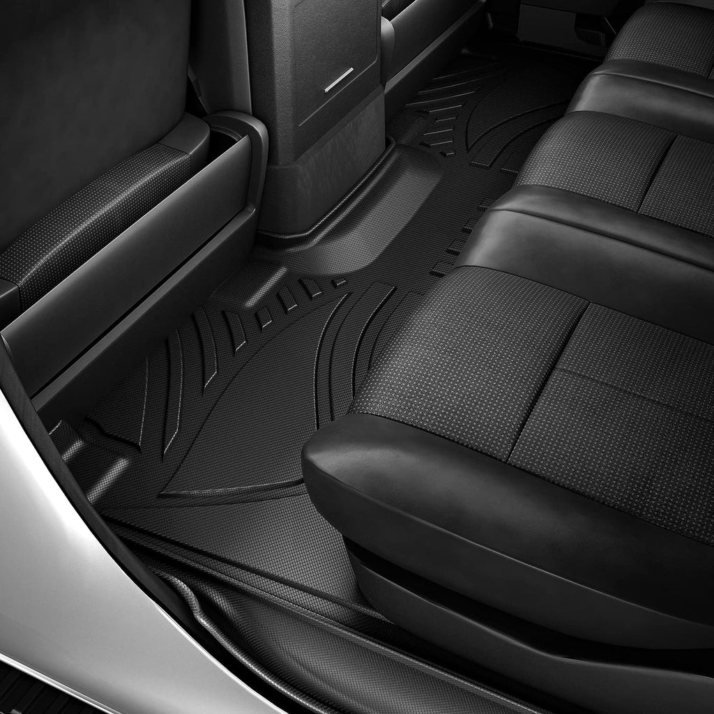 YITAMOTOR® Cargo Liner Floor Mats for 2018-2024 Chevrolet Equinox, 4-Piece Set (No Rear Subwoofer)