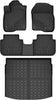 YITAMOTOR® Floor Mats & Cargo Liner for Honda CR-V Hybrid 2023 2024 2025, TPE All Weather Custom Fit for Honda CRV Hybrid Floor Liners and Cargo Mat, Honda CRV Car Mats Full Set Accessories, Black