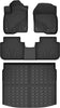 YITAMOTOR® Floor Mats for Honda CR-V 2023 2024 2025 (Non Hybrid), Honda CRV Accessories TPE All Weather Custom Fit Floor Liners and Cargo Mat Deck in Upper Position, Black