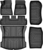 YITAMOTOR® Custom Fit All-Weather Floor Mats for Tesla Model 3 2020-2023, TPE Cargo Liner & Trunk Mats Accessories, Black