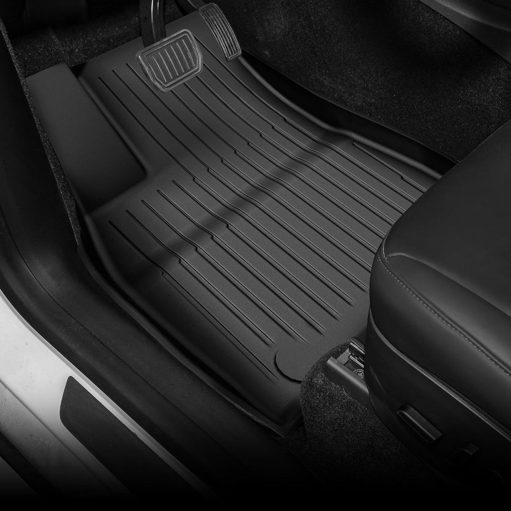 YITAMOTOR® Custom Fit Floor Mats for Tesla Model Y 2020-2024, 6-Piece All-Weather TPE Interior & Cargo Liners, Trunk Mats for 5-Seat Models (Not for 7-Seat)