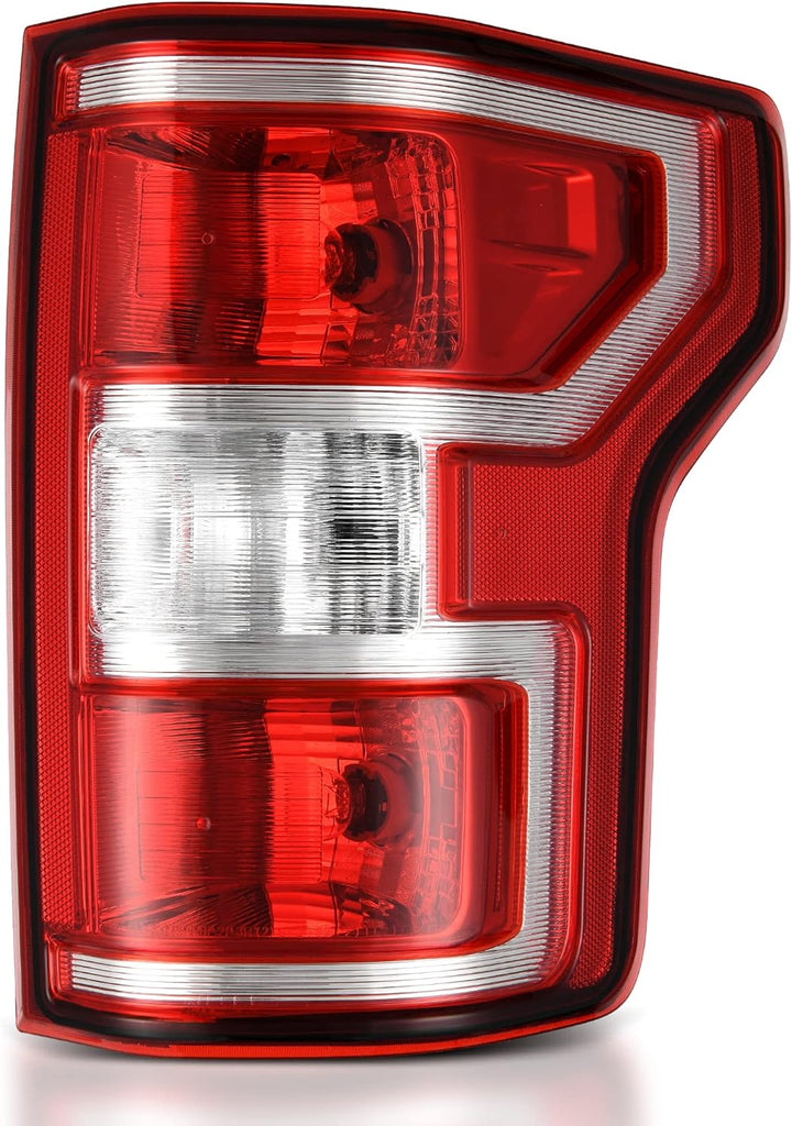 YITAMOTOR® Tail Light Assembly Compatible with 18-20 Ford F150 Halogen OE Replacement with Bulbs and Harness Red Brake Tail Light Rear Lamp - Right Side