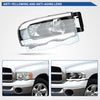 YITAMOTOR® Switchback Turn Signal & LED DRL Headlights Headlamps Compatible with 2002 2003 2004 2005 Dodge Ram 1500/03 04 05 Dodge Ram 2500 3500 Pickup Black Housing Clear Reflector Clear Lens