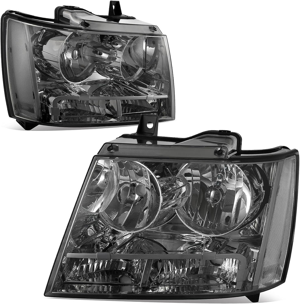 YITAMOTOR® Headlights Assembly For 07-13 Chevy Avalanche /07-14 Chevrolet Suburban Tahoe