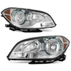 YITAMOTOR® For 2008-2012 Chevy Malibu Chrome Halogen Headlights Assembly Headlamp 08-12 Set