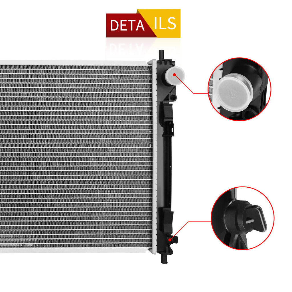 Aluminum Radiator For 07-17 Jeep Compass Patriot 08-14 Dodge Caliber Avenger