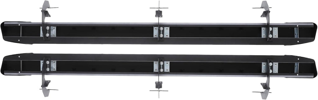 YITAMOTOR® 6 Inches Running Boards Compatible with 2009-2018 Dodge Ram 1500 Crew Cab, 2019-2024 1500 Classic, 2010-2024 Ram 2500/3500, Stainless Steel Side Steps Black Nerf Bars