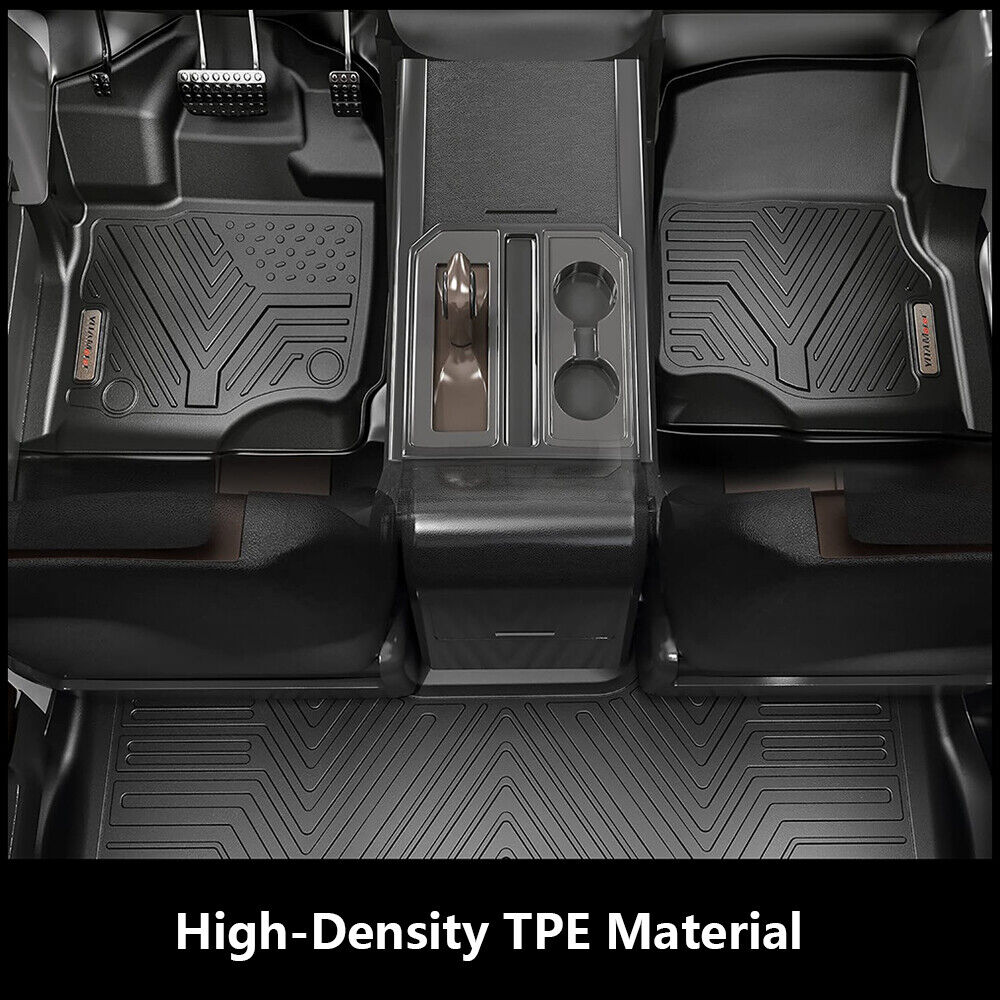 YITAMOTOR® TPE Floor Mats 3 Rows Liner for 2020-2024 Hyundai Palisade 7-Seat Anti-Slip 4pcs