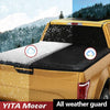 YITAMOTOR® Soft Tri-fold Truck Bed Tonneau Cover Compatible with 2007-2013 Toyota Tundra with Deck Rail System(Excl. Trail Edition), Fleetside 6.5 ft Bed