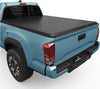 YITAMOTOR® Soft Roll Up Truck Bed Tonneau Cover Compatible with 2016-2023 Toyota Tacoma (Excl. Trail Edition) 5ft Bed with Deck Rail System