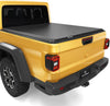 YITAMOTOR® Soft Roll Up Truck Bed Tonneau Cover Compatible with 2020 2021 2022 2023 2024 Jeep Gladiator JT 5 ft Bed w/o Trail Rail System