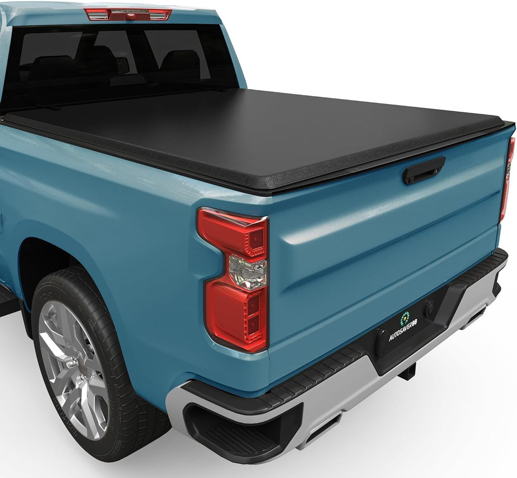 YITAMOTOR® Soft Roll-Up Tonneau Truck Bed Cover Fit for Chevy Silverado/GMC Sierra 1500 New Body Style 2007-2024, 5.8ft Bed