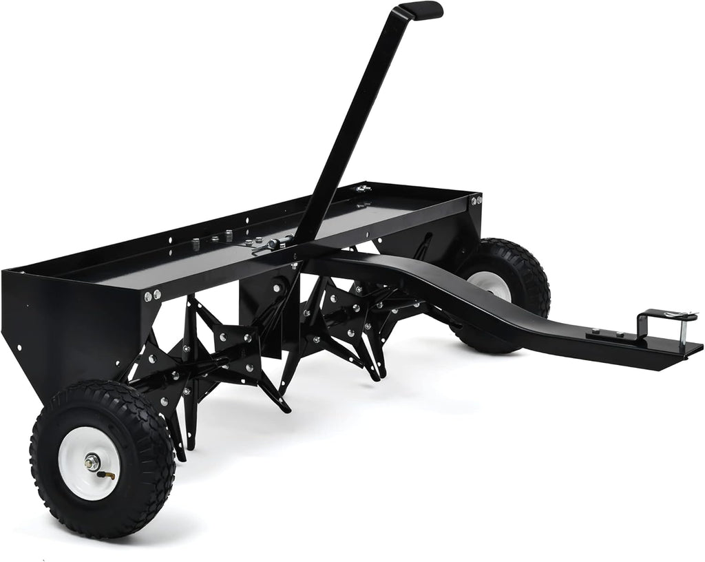 YITAMOTOR® 48" Tow Plug Lawn Aerator with Universal Hitch,Black