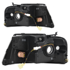 Faros delanteros LED DRL YITAMOTOR® para Ford F-150 F150 2004-2008, faro con carcasa negra LH+RH