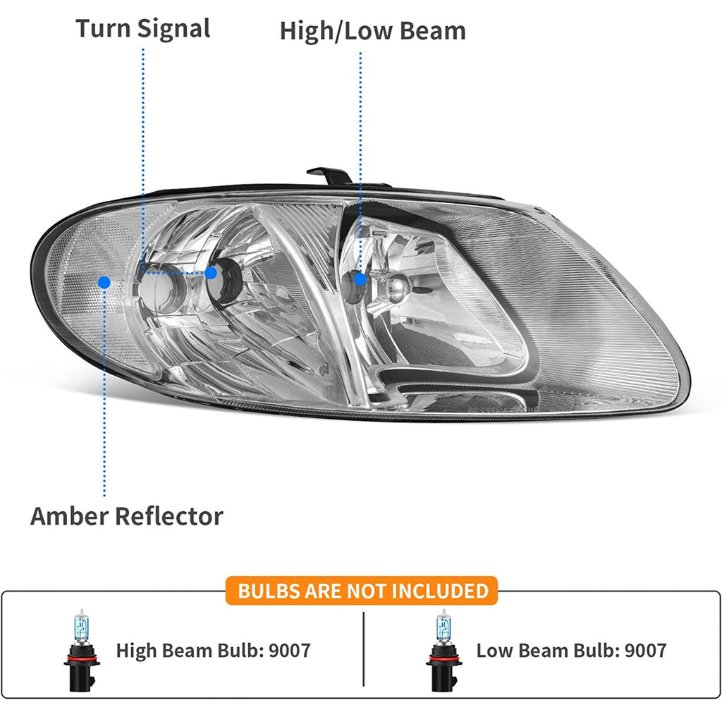 2001-2007 Dodge Caravan headlights