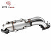 YITAMOTOR® 2002-2006 Nissan Altima 2.5L Front & Rear Catalytic Converter Set Stainless Steel High Flow Series - YITAMotor