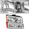 YITAMOTOR® 2003-2006 Chevy Silverado Chrome Replacement Headlights + Taillights Combo - YITAMotor