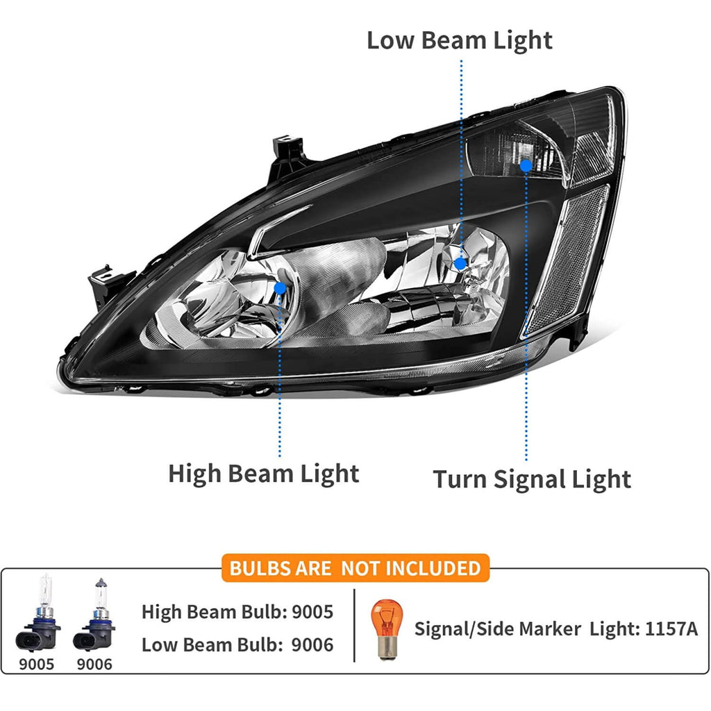 2003-2007 Honda Accord OE Headlight Assembly