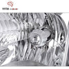 YITAMOTOR® 2005-2006 Toyota Tundra/2005-2007 Sequoia Headlight Chrome Housing Clear Lens - YITAMotor